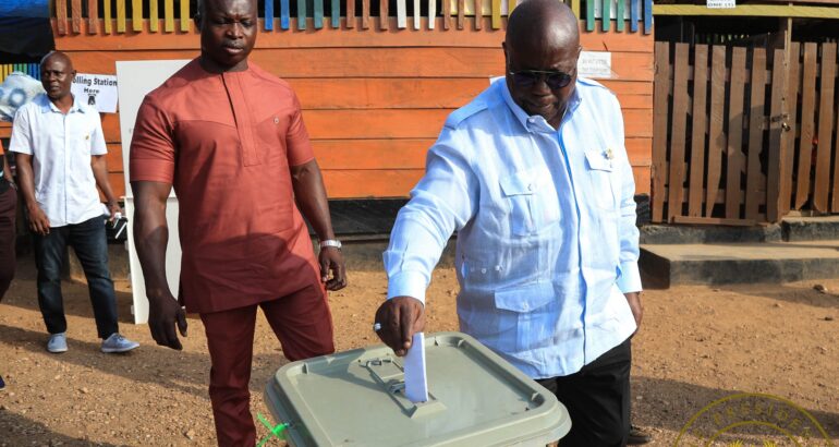 I Can’t Decide Outcome Of The Election – Akufo-Addo Speaks After Voting In NPP Super Delegates Congress