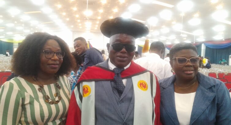 First Visually Impaired PhD Holder Graduates From UCC