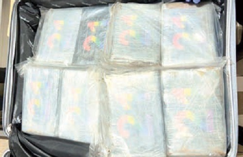 NACOC Impounds 166.88kg Cocaine At KIA, Arrests 2