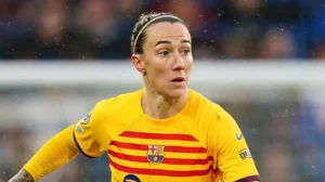 Lucy Bronze has spent two seasons with Barcelona, winning the Liga F and Champions League double in both