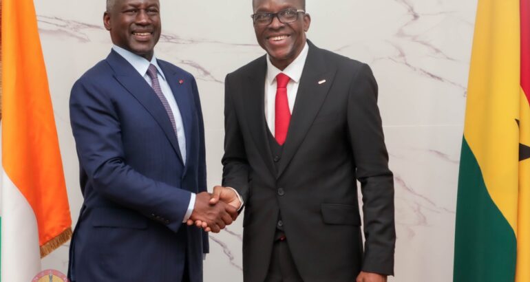 Speaker Bagbin Receives Visit from Côte d’Ivoire’s National Assembly President