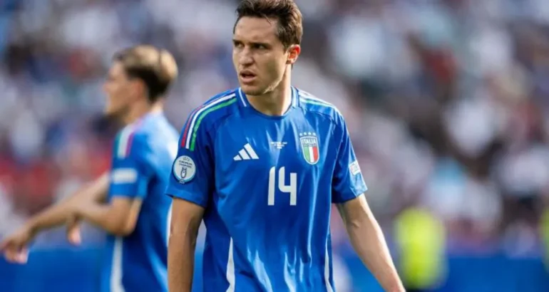 Federico Chiesa played for Italy at Euro 2024