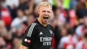 Aaron Ramsdale was in England's squad at Euro 2024