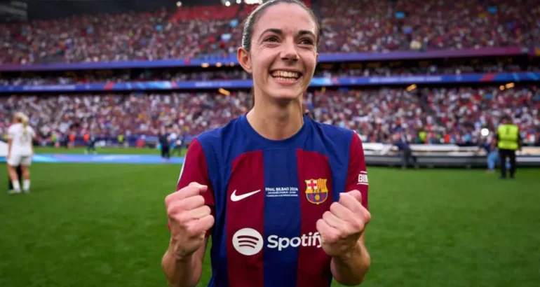 Aitana Bonmati opened the scoring as Barcelona beat Lyon in this year's Women's Champions League final