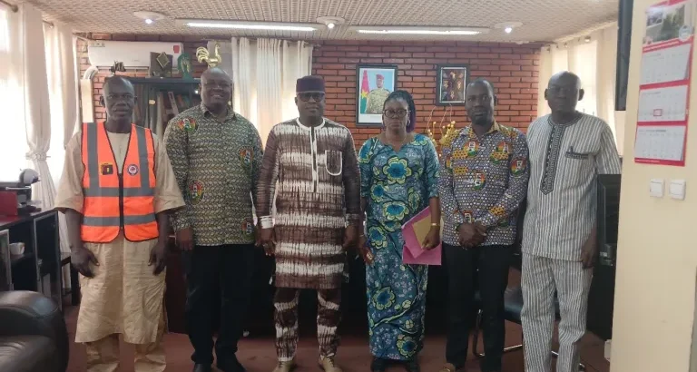 Group Picture with the Director General of CBC (third from left) and his Team