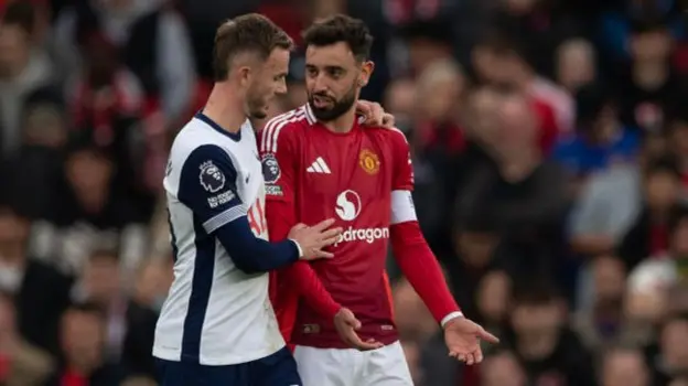 Bruno Fernandes' red card against Tottenham Hotspur was overturned on appeal