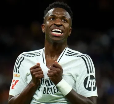 Vinicius Junior scored 24 goals and made 11 assists during the 2023-24 season