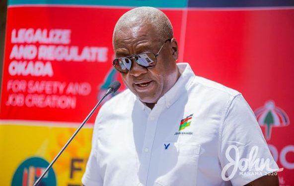 The flagbearer of the National Democratic Congress (NDC) John Dramani Mahama