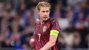 Belgium captain Kevin de Bruyne