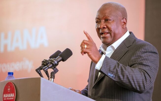 Election 2024: Mahama Claims Voting for NPP Equals Endorsing Impunity