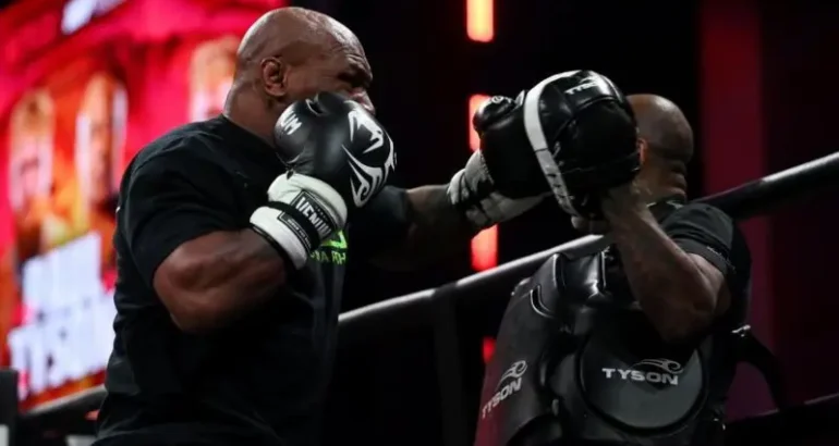 Mike Tyson Assures Fans He’s “Just Fine” Ahead Of Controversial Bout with Jake Paul