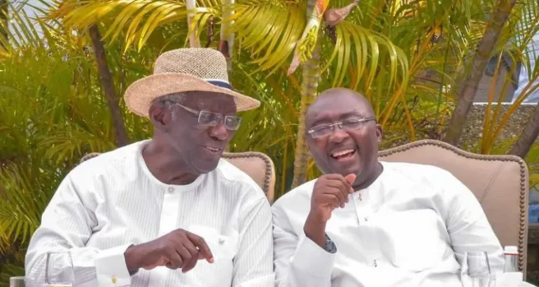 Former President John Agyekum Kufuor and Dr. Bawumia