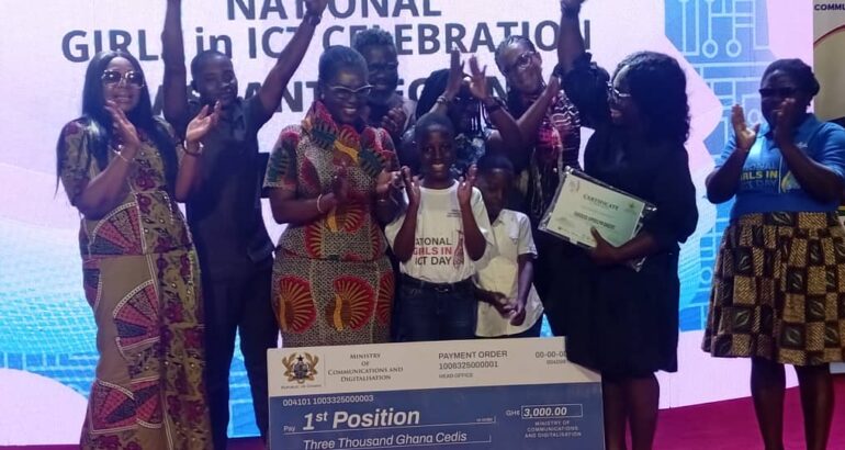 10-Year-Old Success Joycelyn Dadzie Wins Girls-In-ICT Competition in Ashanti Region