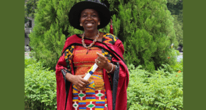 Dr. Gloria Agyeiwaa Antwi Botchway has become the first woman to earn a PhD in Mathematics