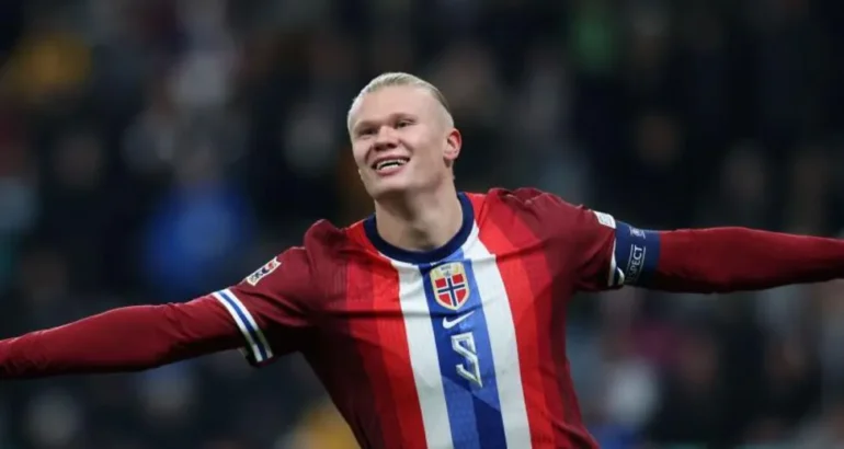 Erling Haaland has scored 35 goals for Norway in 38 appearances