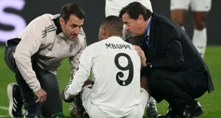 Mbappe added to Real Madrid's injury concerns this season