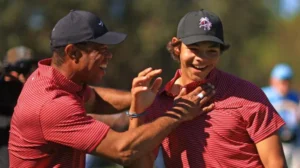 Tiger Woods and his son Charlie first played at the PNC Championship in 2020