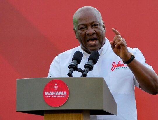 Mahama Raises Alarm Over ECG’s 32% Losses, Urges Immediate Reform