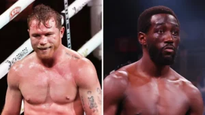 Saul 'Canelo' Alvarez's fight with Terence Crawford (right) is set to be the second in a four-fight deal with Saudi Arabia's Riyadh Season