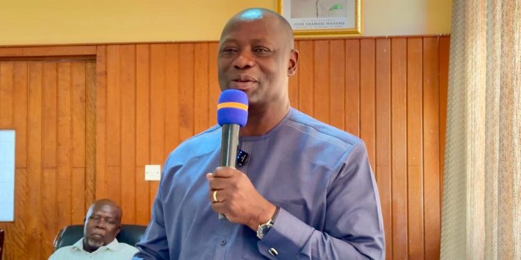 The Minister for Lands and Natural Resources, Emmanuel Armah-Kofi Buah