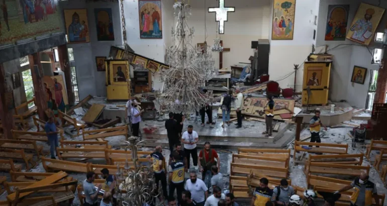 Suicide Bombing at Damascus Church Kills 22, Wounds Dozens