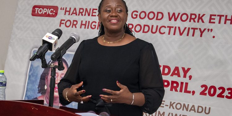 Suspended Chief Justice of Ghana, Justice Gertrude Sackey Torkornoo