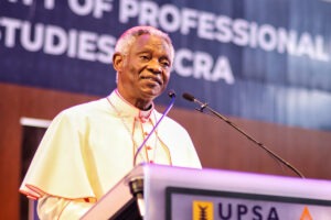 His Eminence Cardinal Peter Kodwo Appiah Turkson, Chancellor of the Pontifical Academy of Sciences and Social Sciences at the Vatican